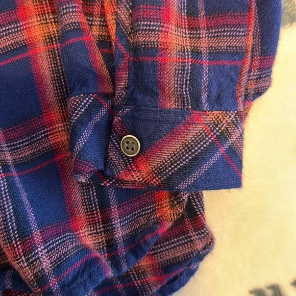 Cloth & Stone Anthropologie plaid button down long sleeve - Picture 5 of 6